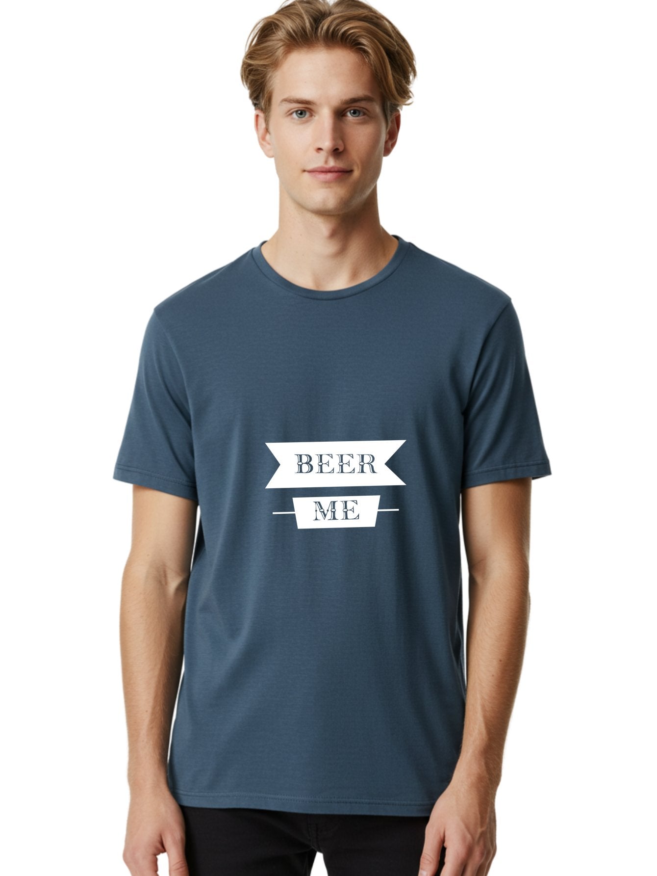 Beer Me Men'S Graphic Tee, 100% Cotton, Comfortable Casual Summer Wear, Machine Washable, Beer Invitation, Beer Request, Beer Lover, Beer Culture, Funny Beer Quote, Beer Me Sign, Humorous Phrase, Beer Enthusiast Aae134 19