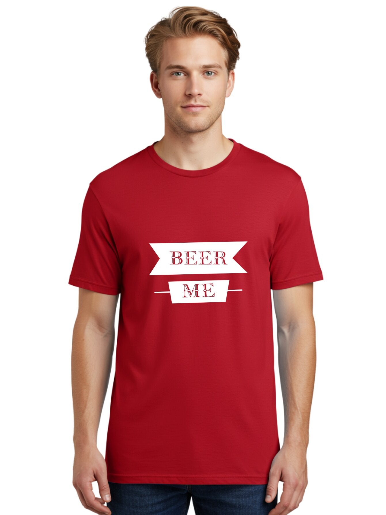 Beer Me Men'S Graphic Tee, 100% Cotton, Comfortable Casual Summer Wear, Machine Washable, Beer Invitation, Beer Request, Beer Lover, Beer Culture, Funny Beer Quote, Beer Me Sign, Humorous Phrase, Beer Enthusiast Aae134 20