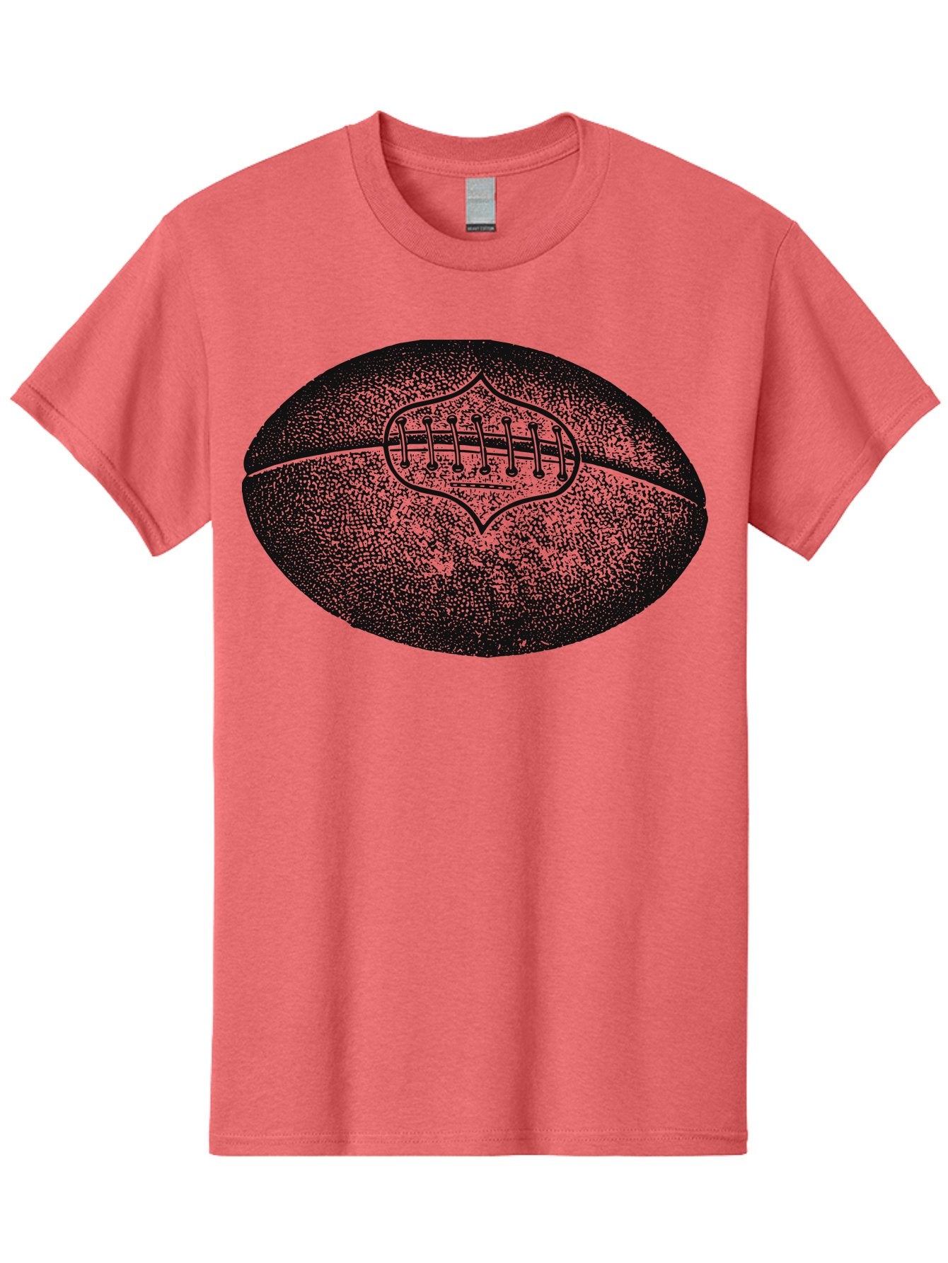 Blitz Ball Men'S Graphic Tee, 100% Cotton, Comfortable Casual Summer Wear, Machine Washable, Stippled American Football, Sports Equipment, Football Texture, Athletic Gear, Team Sports, Competitive Play, Gridiron Football Aae148 15