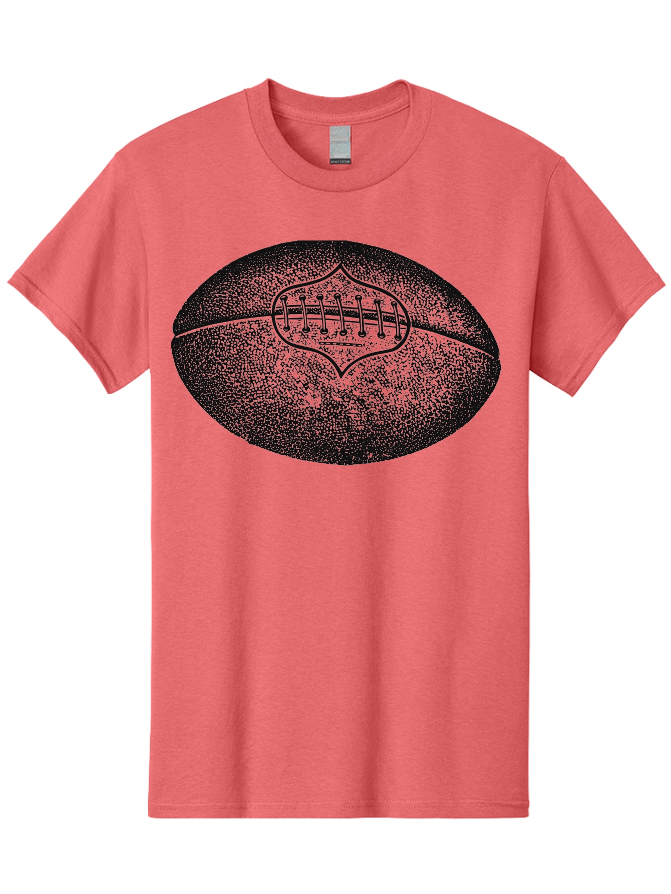 Blitz Ball Men'S Graphic Tee, 100% Cotton, Comfortable Casual Summer Wear, Machine Washable, Stippled American Football, Sports Equipment, Football Texture, Athletic Gear, Team Sports, Competitive Play, Gridiron Football Aae148 29