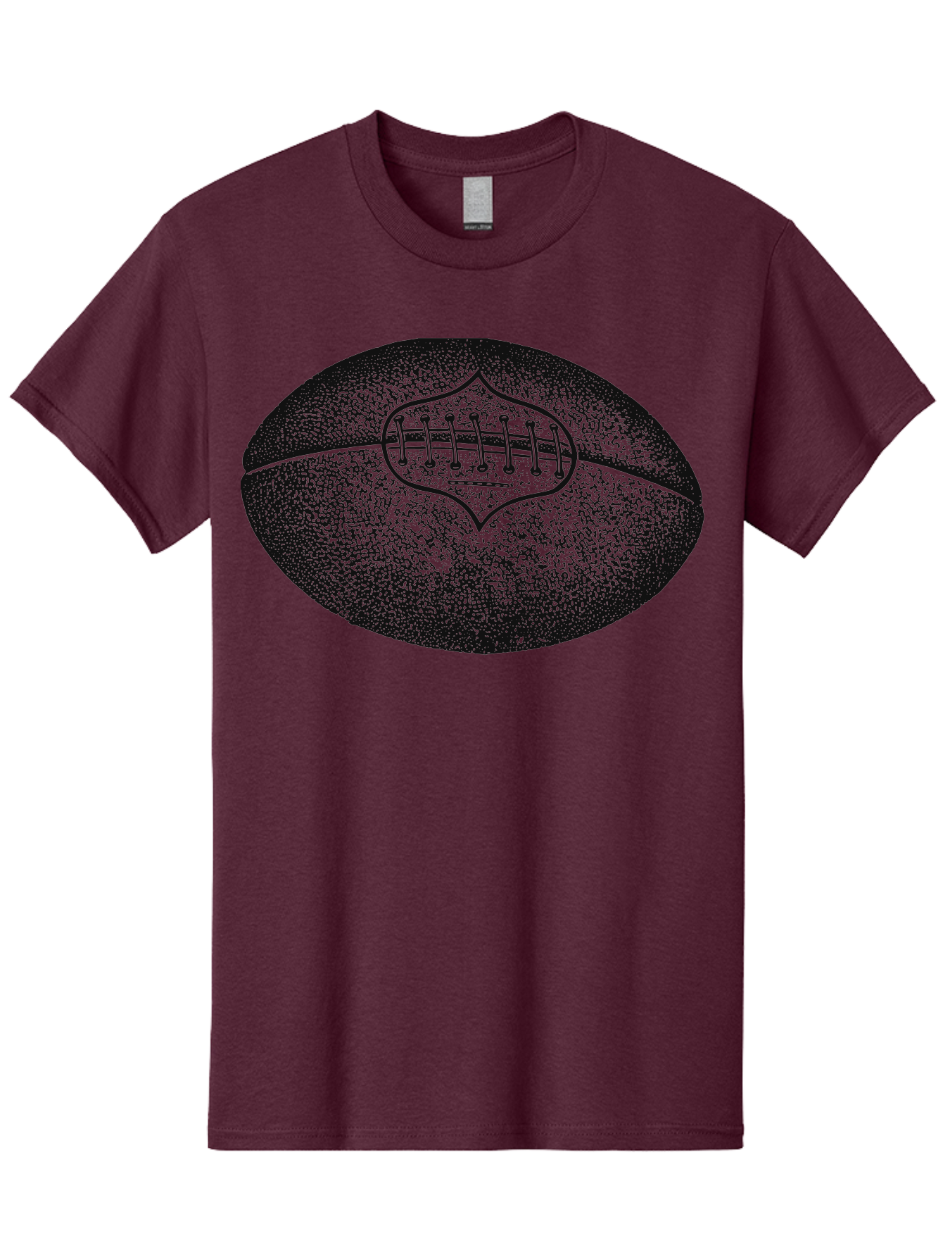 Blitz Ball Men'S Graphic Tee, 100% Cotton, Comfortable Casual Summer Wear, Machine Washable, Stippled American Football, Sports Equipment, Football Texture, Athletic Gear, Team Sports, Competitive Play, Gridiron Football Aae148 5