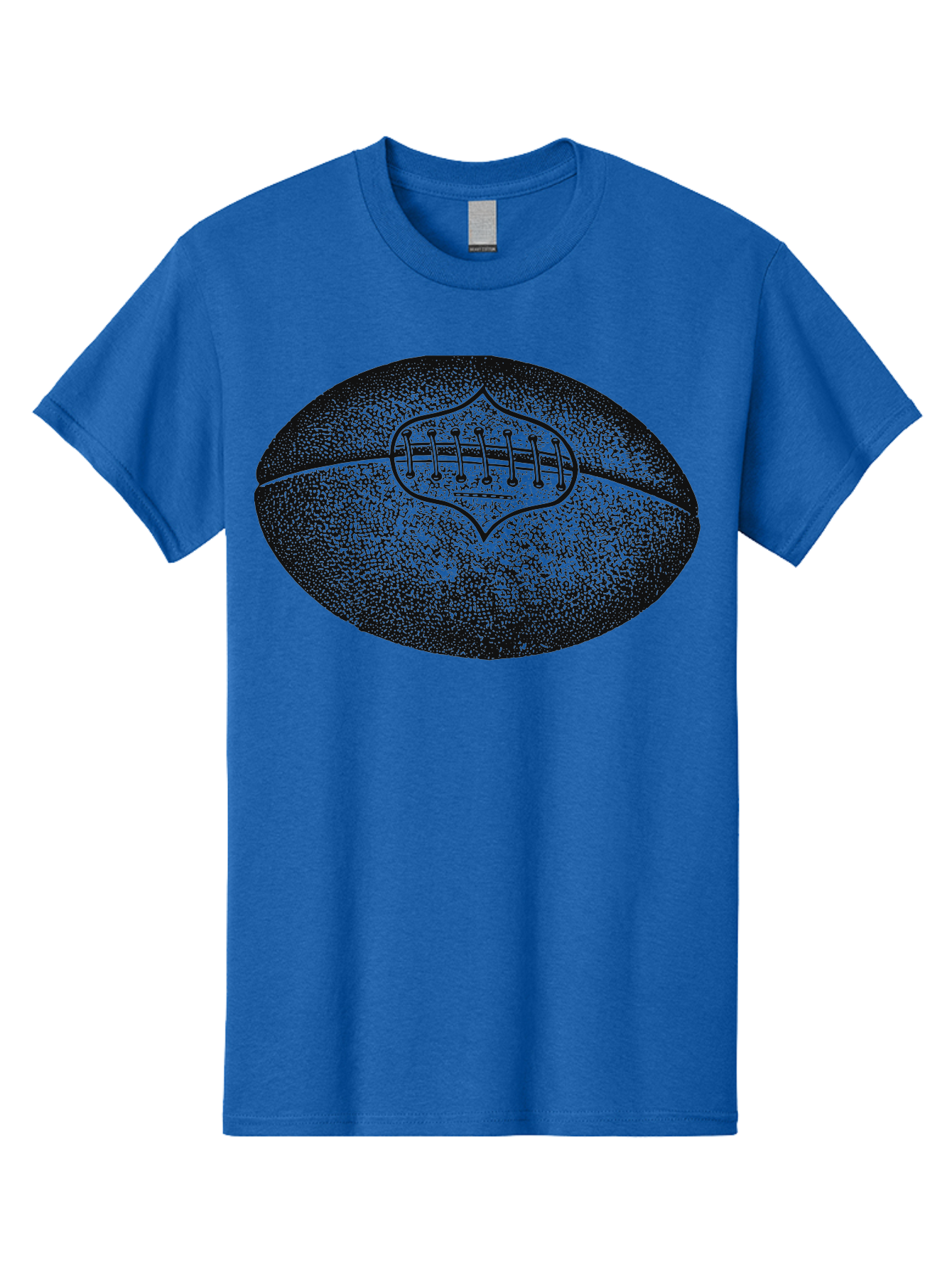 Blitz Ball Men'S Graphic Tee, 100% Cotton, Comfortable Casual Summer Wear, Machine Washable, Stippled American Football, Sports Equipment, Football Texture, Athletic Gear, Team Sports, Competitive Play, Gridiron Football Aae148 19
