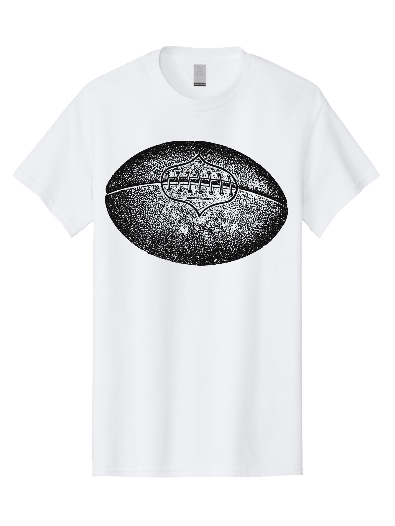 Blitz Ball Men'S Graphic Tee, 100% Cotton, Comfortable Casual Summer Wear, Machine Washable, Stippled American Football, Sports Equipment, Football Texture, Athletic Gear, Team Sports, Competitive Play, Gridiron Football Aae148 7