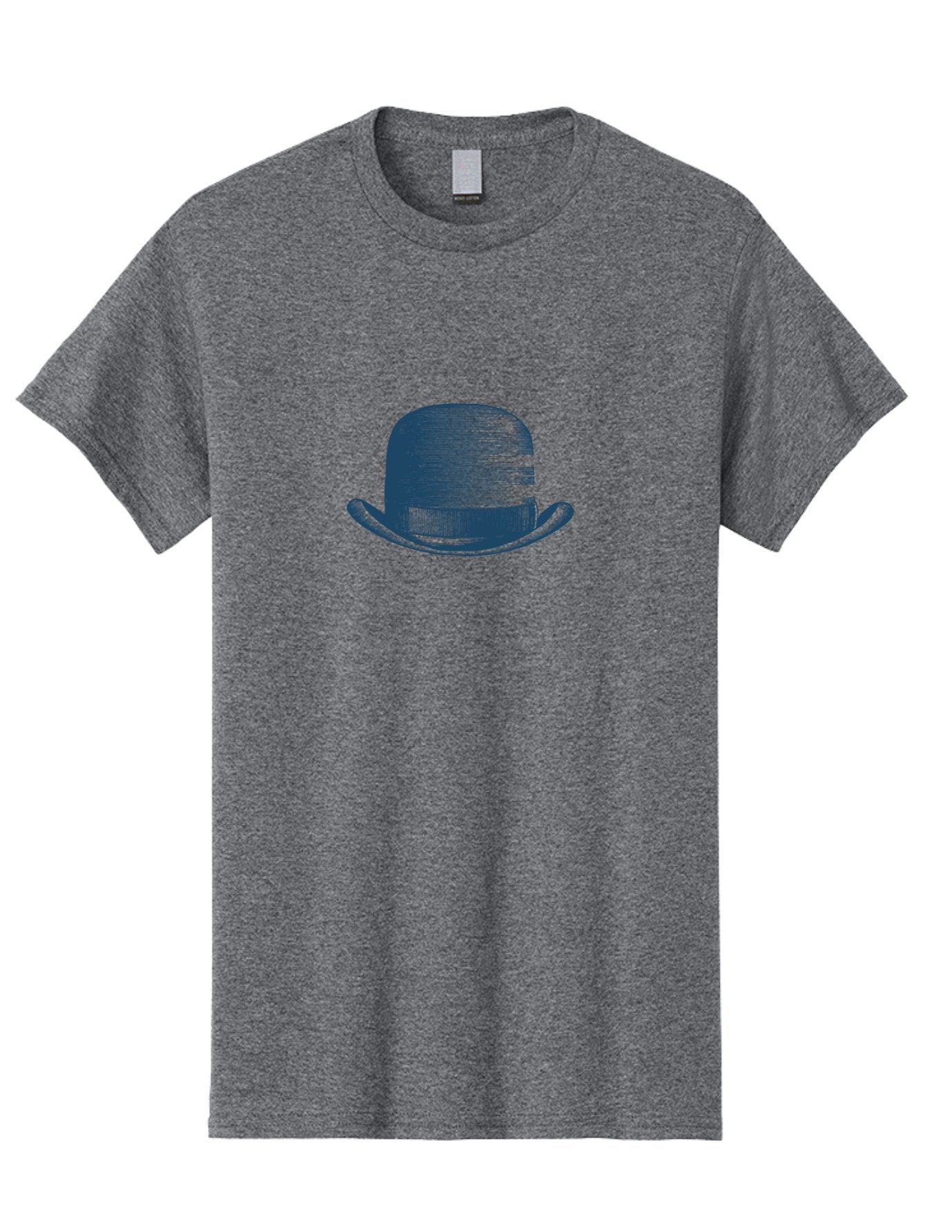 Bowler-Hat Men'S Graphic Tee, 100% Cotton, Comfortable Casual Summer Wear, Machine Washable, Bowler Hat, Classic Fashion, Vintage Style, Gentleman'S Accessory, Luxury Hat, Iconic Design, Retro Charm Aae156 5