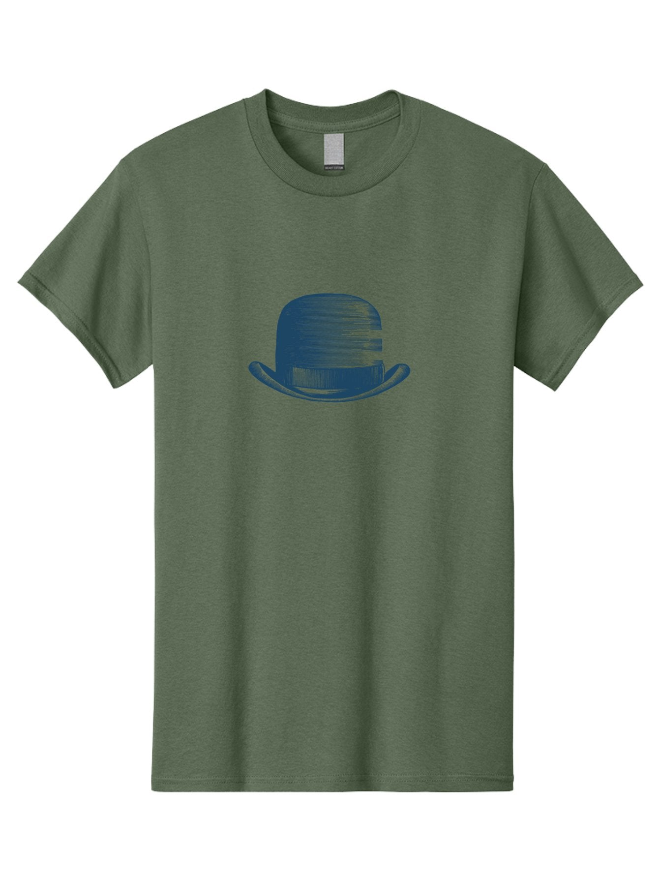 Bowler-Hat Men'S Graphic Tee, 100% Cotton, Comfortable Casual Summer Wear, Machine Washable, Bowler Hat, Classic Fashion, Vintage Style, Gentleman'S Accessory, Luxury Hat, Iconic Design, Retro Charm Aae156 15