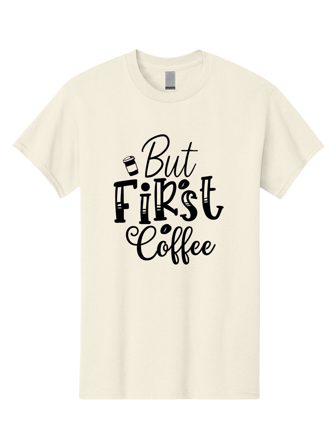 But First Coffee Men'S Graphic Tee, 100% Cotton, Comfortable Casual Summer Wear, Machine Washable, Coffee Lover, Morning Motivation, Caffeine Fix, Daily Grind, Coffee Culture, Coffee Quotes, Funny Sayings Aae163 8