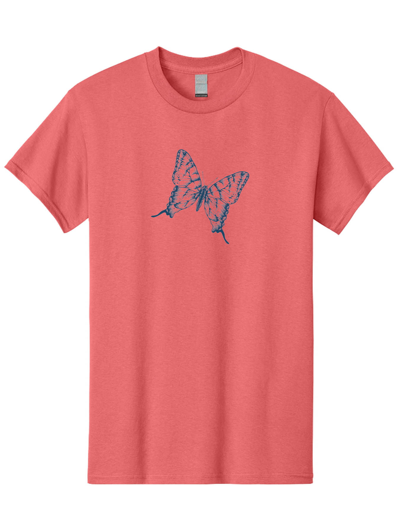 Butterfly Men'S Graphic Tee, 100% Cotton, Comfortable Casual Summer Wear, Machine Washable, Swallowtail Butterfly, Detailed Illustration, Delicate Wings, Intricate Patterns, Ornate Design, Fragile Beauty, Insect Art, Wingspan, Aae164 21