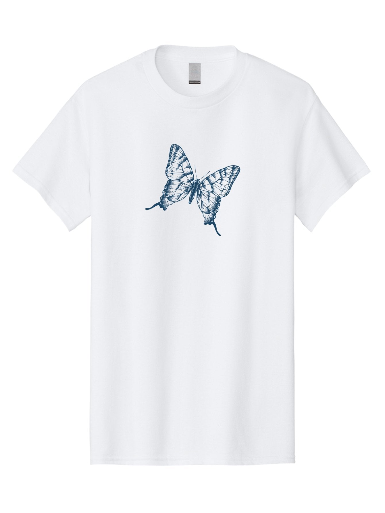 Butterfly Men'S Graphic Tee, 100% Cotton, Comfortable Casual Summer Wear, Machine Washable, Swallowtail Butterfly, Detailed Illustration, Delicate Wings, Intricate Patterns, Ornate Design, Fragile Beauty, Insect Art, Wingspan, Aae164 8