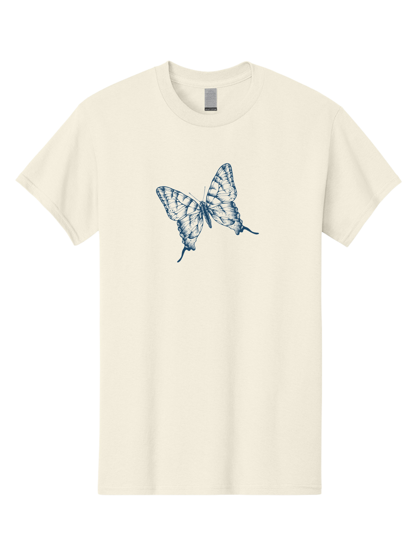 Butterfly 2 Men'S Graphic Tee, 100% Cotton, Comfortable Casual Summer Wear, Machine Washable, Butterfly With Transparent Wings, Intricate Details, Delicate Patterns, Abstract Design, Artistic Expression, Fragile Beauty, Aae165 27