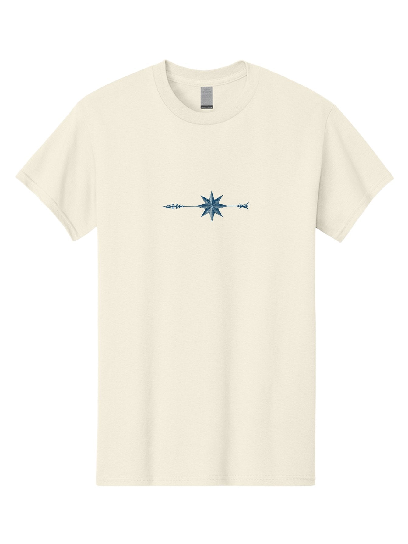 Celestial Pathway Men'S Graphic Tee, 100% Cotton, Comfortable Casual Summer Wear, Machine Washable, Geometric Pattern, Star Shape, Symmetrical Design, Floral Elements, Abstract Art, Decorative Motif, Minimalist Style Aae173 14