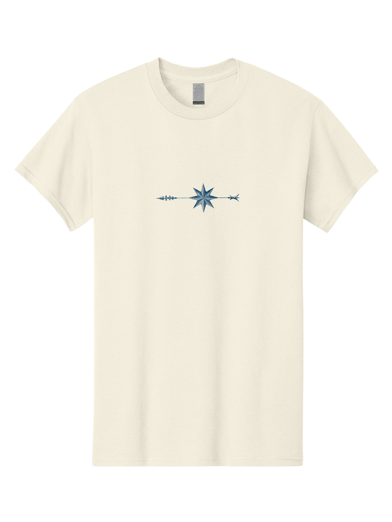 Celestial Pathway Men'S Graphic Tee, 100% Cotton, Comfortable Casual Summer Wear, Machine Washable, Geometric Pattern, Star Shape, Symmetrical Design, Floral Elements, Abstract Art, Decorative Motif, Minimalist Style Aae173 21