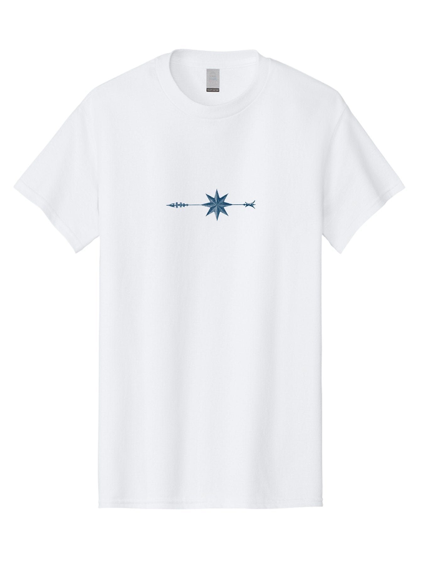 Celestial Pathway Men'S Graphic Tee, 100% Cotton, Comfortable Casual Summer Wear, Machine Washable, Geometric Pattern, Star Shape, Symmetrical Design, Floral Elements, Abstract Art, Decorative Motif, Minimalist Style Aae173 11