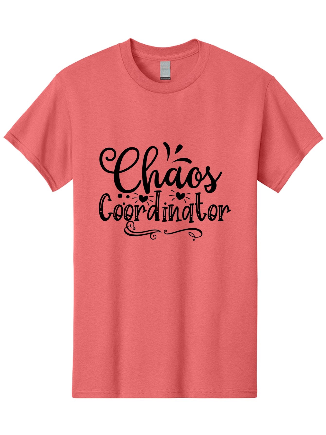 Chaos Coordinator Men'S Graphic Tee, 100% Cotton, Comfortable Casual Summer Wear, Machine Washable, Chaos Coordinator, Funny Titles, Quirky Humor, Office Humor, Workplace Designations, Creative Job Titles, Humorous Work, Unique Roles, Aae176 15