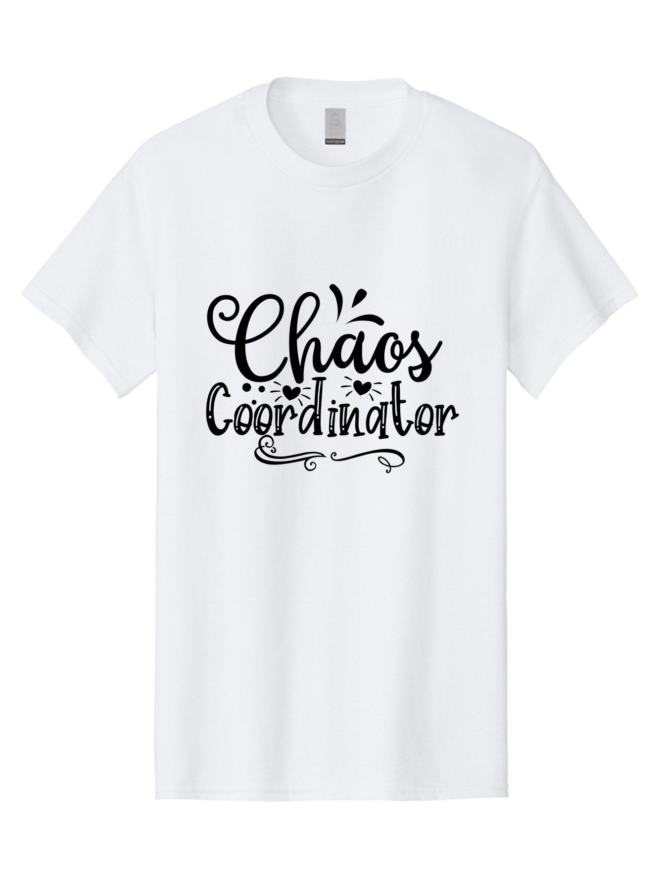 Chaos Coordinator Men'S Graphic Tee, 100% Cotton, Comfortable Casual Summer Wear, Machine Washable, Chaos Coordinator, Funny Titles, Quirky Humor, Office Humor, Workplace Designations, Creative Job Titles, Humorous Work, Unique Roles, Aae176