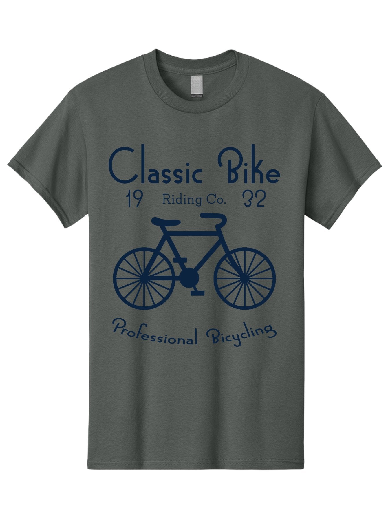 Classic Bike -Men Men'S Graphic Tee, 100% Cotton, Comfortable Casual Summer Wear, Machine Washable, Vintage Bicycle, Professional Bicycling, Classic Bike Riding, Cycling Company, Bike Enthusiasts, Retro Bike Design, Cycling Culture, Aae184 4