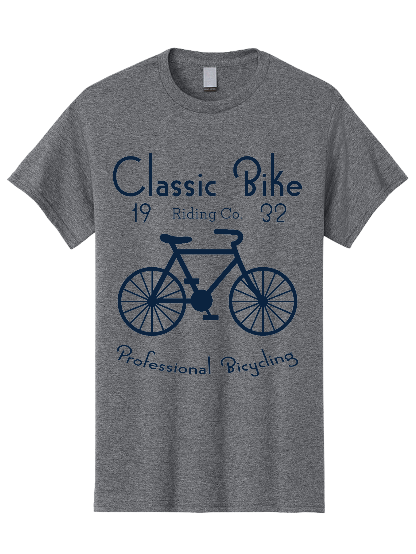 Classic Bike -Men Men'S Graphic Tee, 100% Cotton, Comfortable Casual Summer Wear, Machine Washable, Vintage Bicycle, Professional Bicycling, Classic Bike Riding, Cycling Company, Bike Enthusiasts, Retro Bike Design, Cycling Culture, Aae184 13