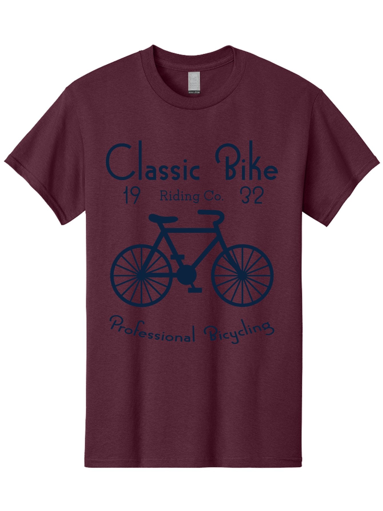 Classic Bike -Men Men'S Graphic Tee, 100% Cotton, Comfortable Casual Summer Wear, Machine Washable, Vintage Bicycle, Professional Bicycling, Classic Bike Riding, Cycling Company, Bike Enthusiasts, Retro Bike Design, Cycling Culture, Aae184 14