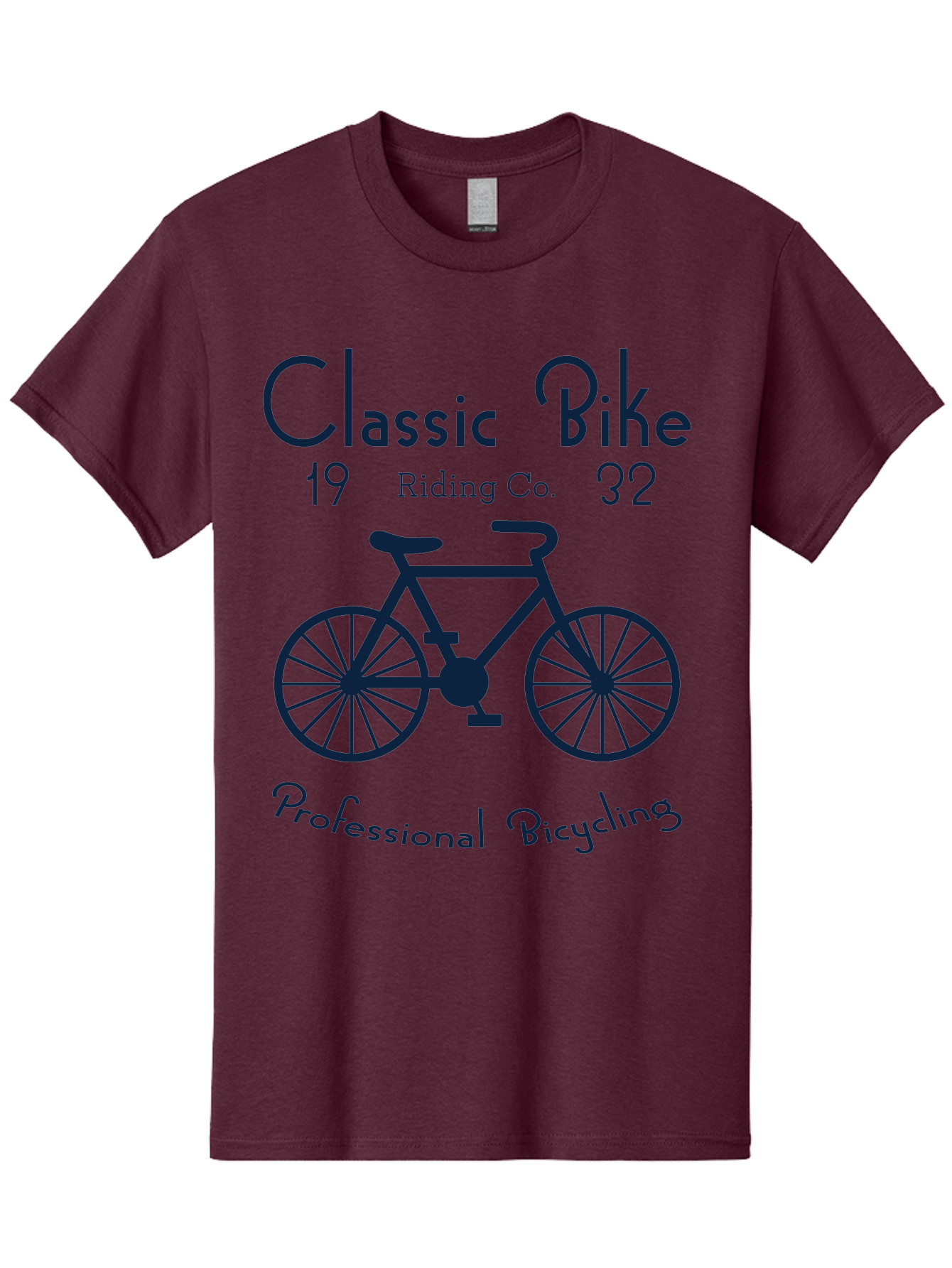 Classic Bike -Men Men'S Graphic Tee, 100% Cotton, Comfortable Casual Summer Wear, Machine Washable, Vintage Bicycle, Professional Bicycling, Classic Bike Riding, Cycling Company, Bike Enthusiasts, Retro Bike Design, Cycling Culture, Aae184 19