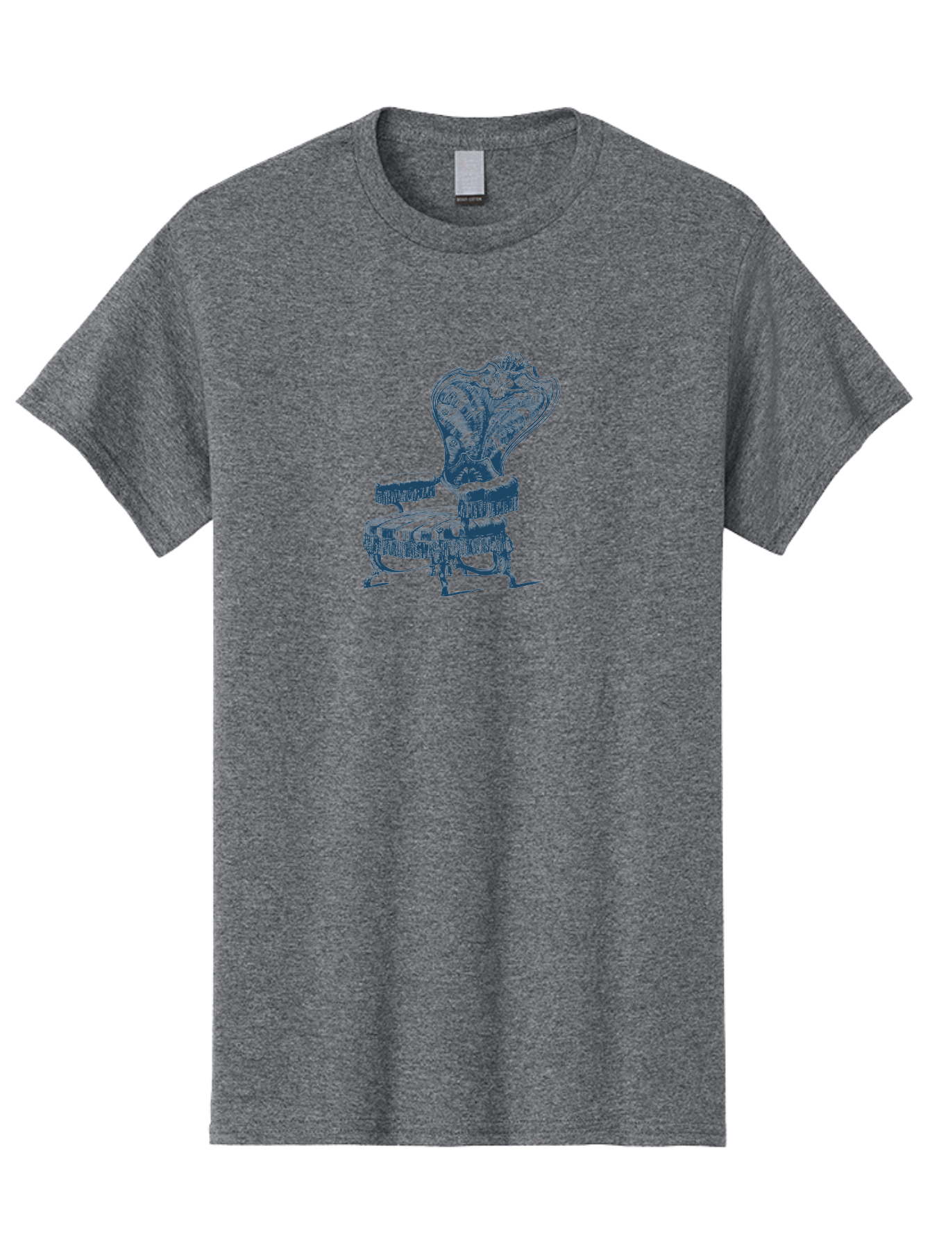 Classic Lounge Chair Men'S Graphic Tee, 100% Cotton, Comfortable Casual Summer Wear, Machine Washable, Luxury Chair, Ornate Design, Intricate Patterns, Regal Furniture, Elegant Decor, Vintage Style, Opulent Interiors, Majestic Seating Aae187 3
