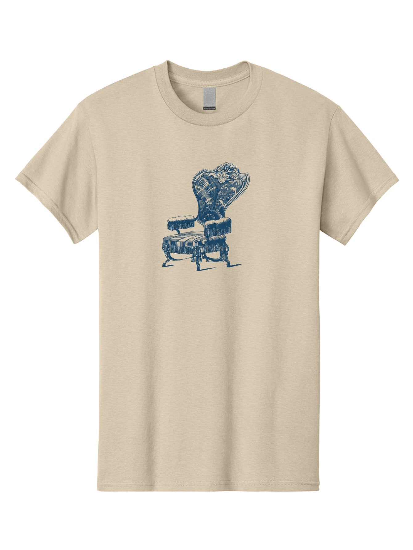 Classic Lounge Chair Men'S Graphic Tee, 100% Cotton, Comfortable Casual Summer Wear, Machine Washable, Luxury Chair, Ornate Design, Intricate Patterns, Regal Furniture, Elegant Decor, Vintage Style, Opulent Interiors, Majestic Seating Aae187 6