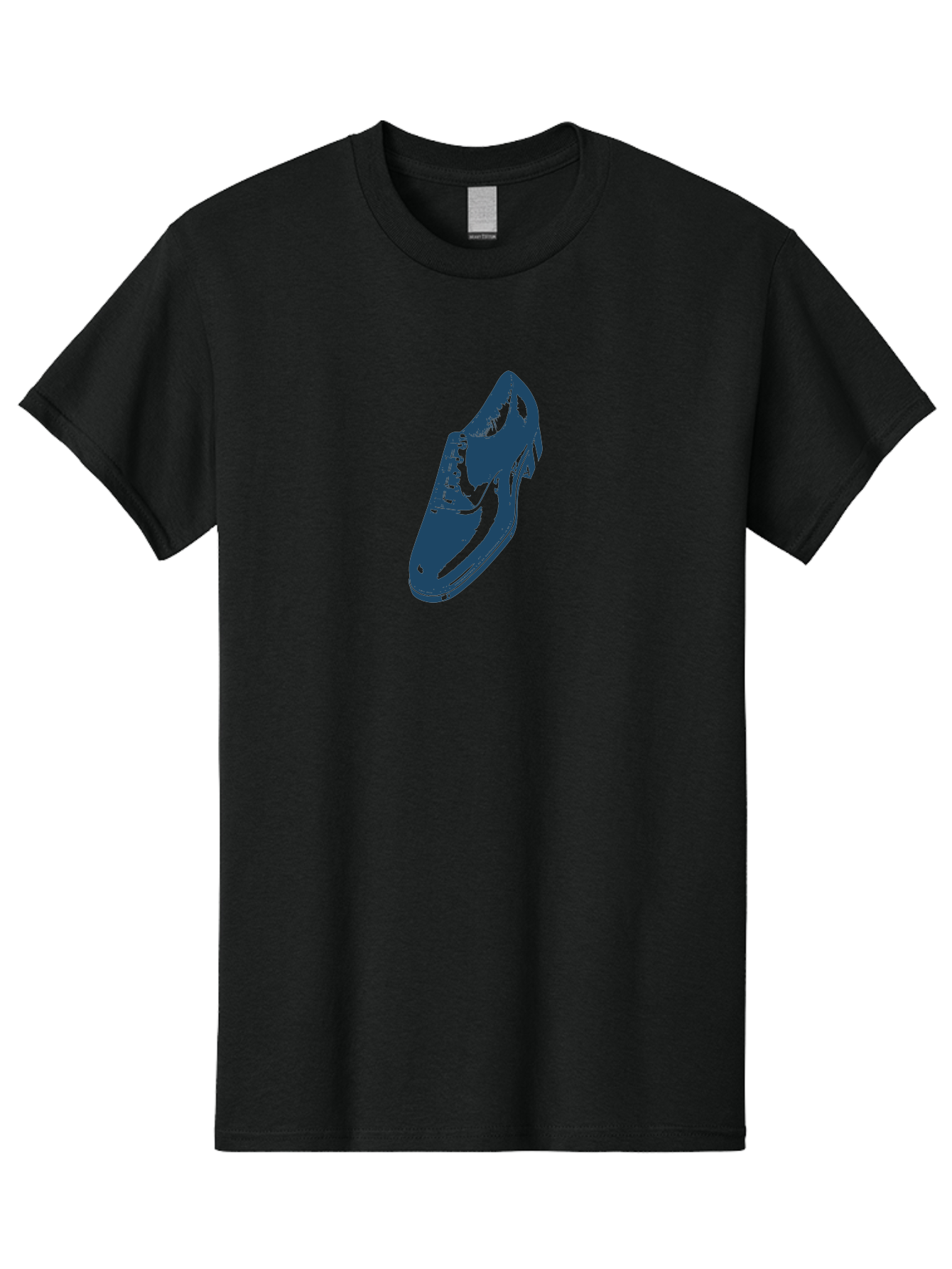 Classic Oxford Dress Shoe 2 Men'S Graphic Tee, 100% Cotton, Comfortable Casual Summer Wear, Machine Washable, Blue Shoes, Athletic Footwear, Sneaker Design, Fashion Accessory, Modern Style, Minimalist Graphic, Streetwear, Casual Wear Aae190