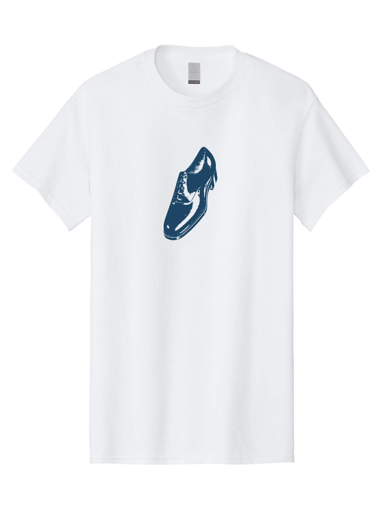 Classic Oxford Dress Shoe 2 Men'S Graphic Tee, 100% Cotton, Comfortable Casual Summer Wear, Machine Washable, Blue Shoes, Athletic Footwear, Sneaker Design, Fashion Accessory, Modern Style, Minimalist Graphic, Streetwear, Casual Wear Aae190 7