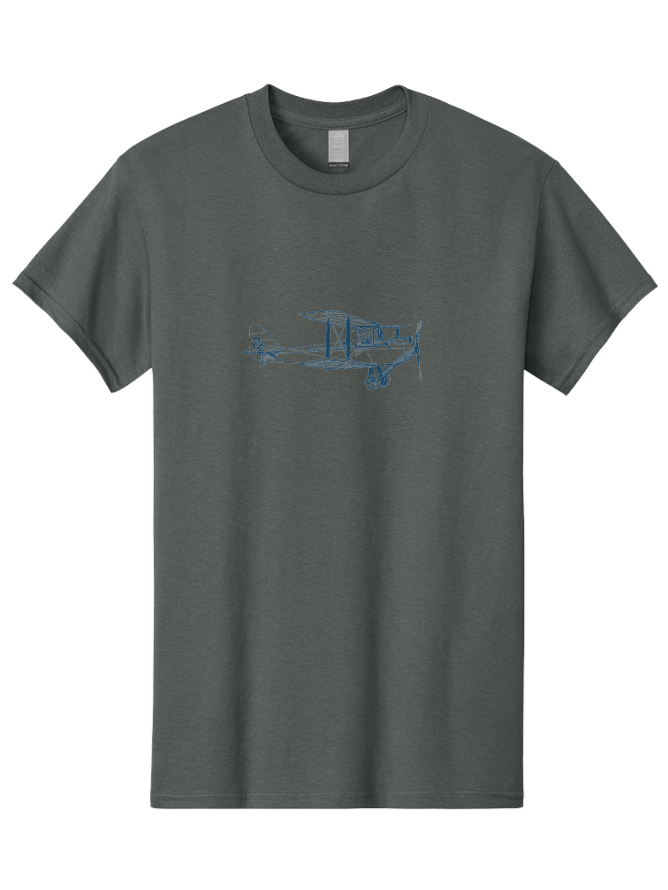 Classic Pilot Plane Men'S Graphic Tee, 100% Cotton, Comfortable Casual Summer Wear, Machine Washable, Vintage Biplane, Classic Aircraft Design, Historical Aviation, Sopwith Camel, Ww1 Fighter Plane, Military Aircraft, Historical Flight, Aae191 21