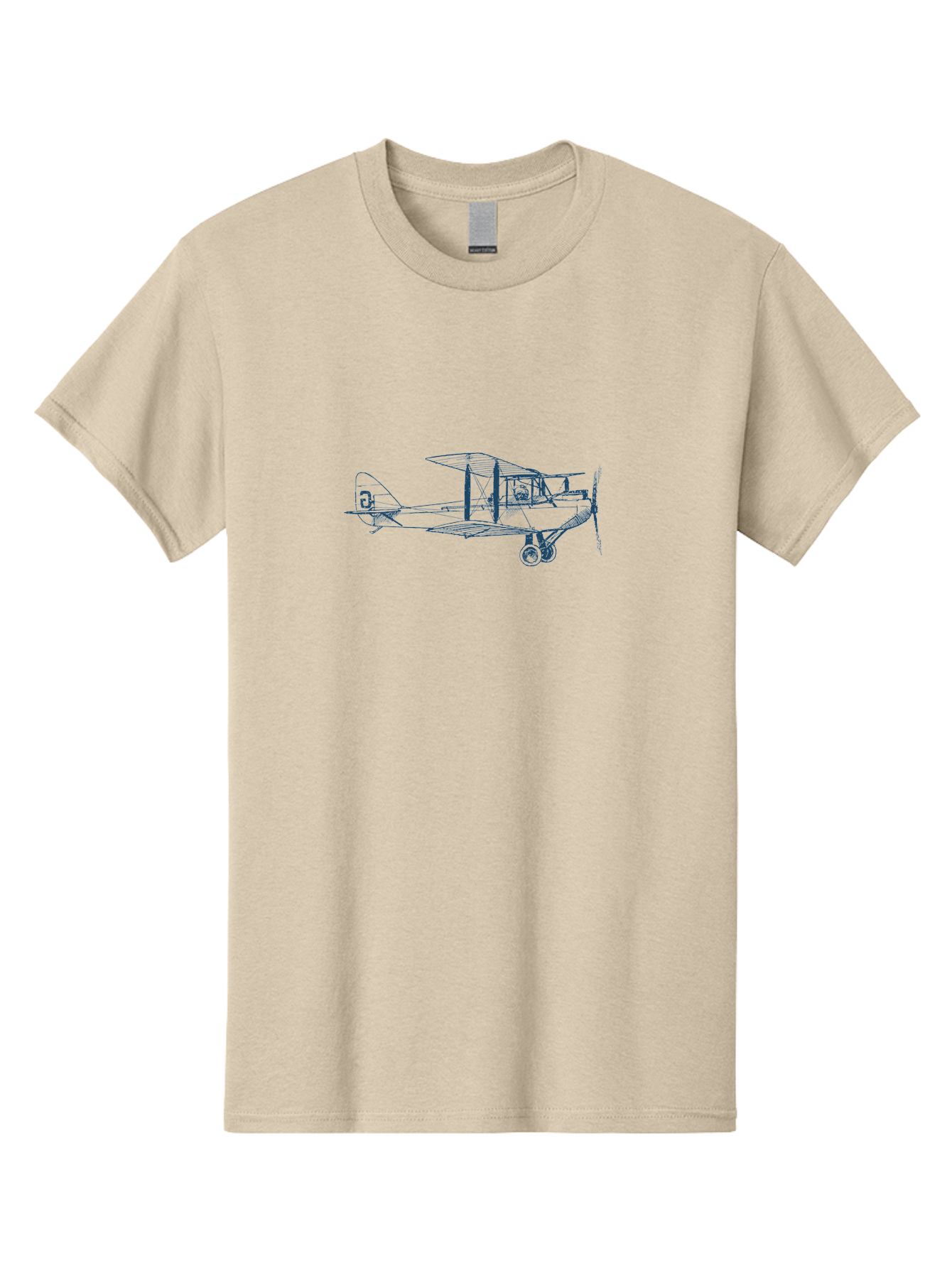 Classic Pilot Plane Men'S Graphic Tee, 100% Cotton, Comfortable Casual Summer Wear, Machine Washable, Vintage Biplane, Classic Aircraft Design, Historical Aviation, Sopwith Camel, Ww1 Fighter Plane, Military Aircraft, Historical Flight, Aae191 23