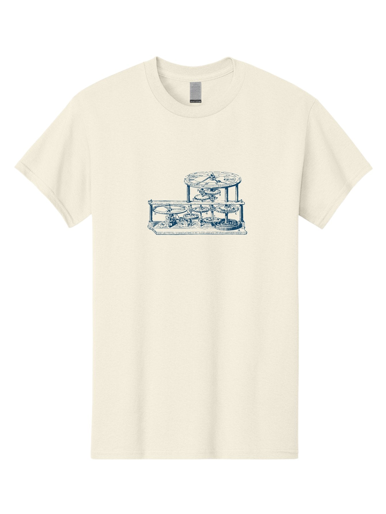 Clocksmith Theory Men'S Graphic Tee, 100% Cotton, Comfortable Casual Summer Wear, Machine Washable, Clockwork Gears, Mechanical Parts, Intricate Design, Watchmaker'S Art, Horology, Precision Engineering, Mechanical Clock, Timekeeping Device, Aae195