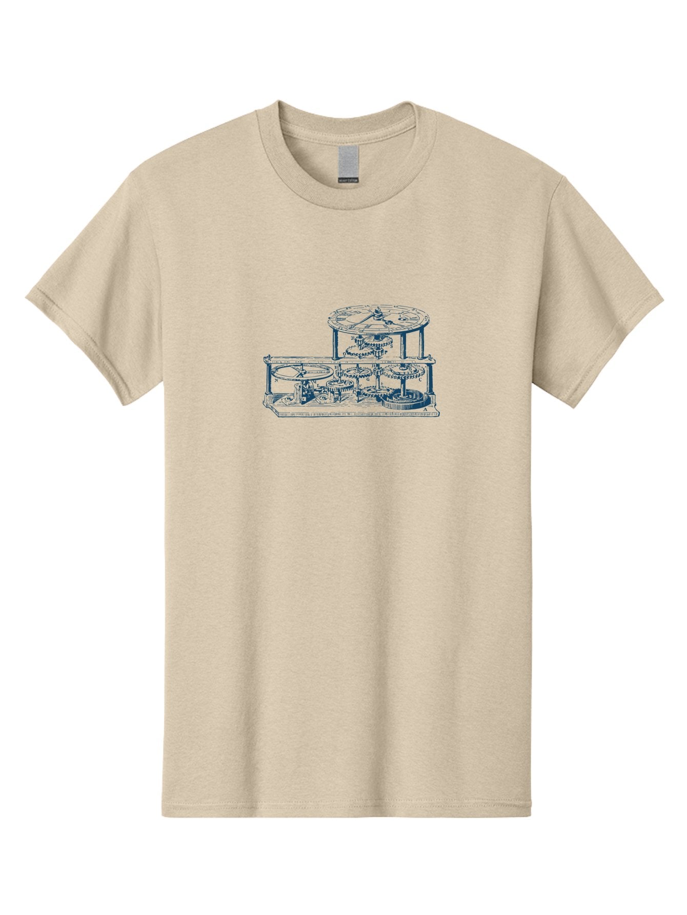 Clocksmith Theory Men'S Graphic Tee, 100% Cotton, Comfortable Casual Summer Wear, Machine Washable, Clockwork Gears, Mechanical Parts, Intricate Design, Watchmaker'S Art, Horology, Precision Engineering, Mechanical Clock, Timekeeping Device, Aae195 5