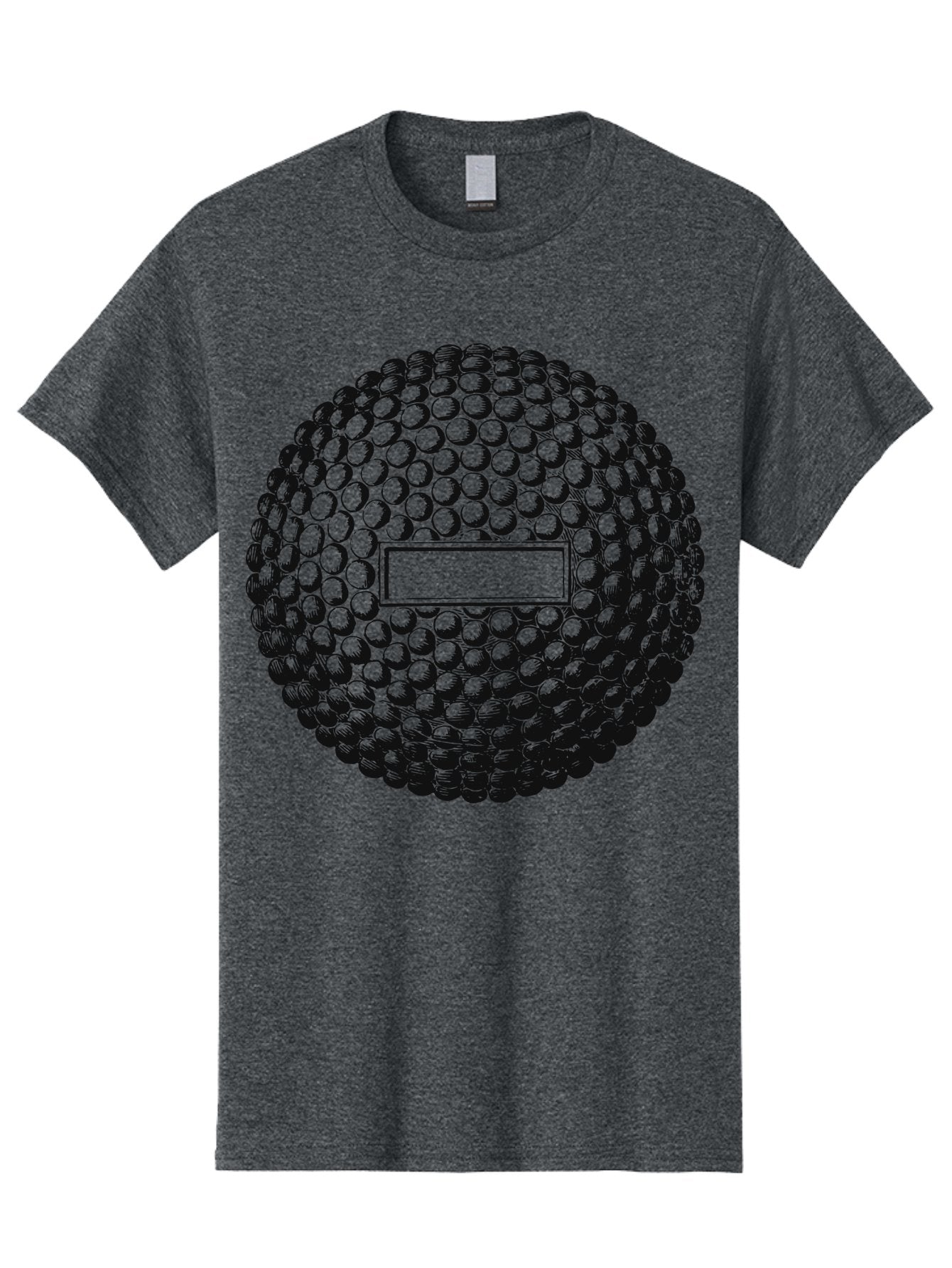 Clubshot Men'S Graphic Tee, 100% Cotton, Comfortable Casual Summer Wear, Machine Washable, Golf Ball, Textured Surface, Dimpled Pattern, Blank Label, Rectangular Shape, 3D Illustration, Graphic Design Element, Sports Imagery, Placeholder Text Aae196 7