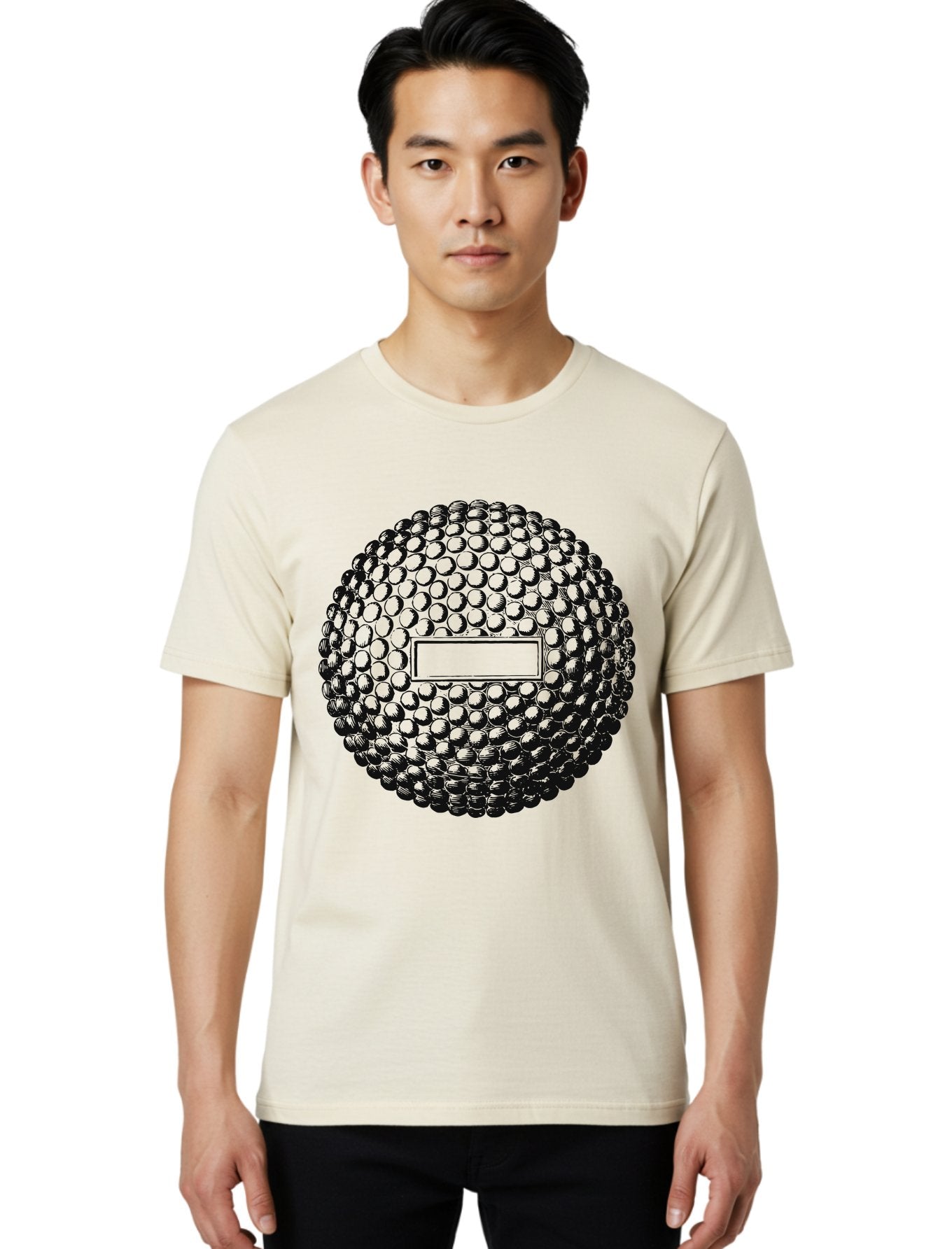 Clubshot Men'S Graphic Tee, 100% Cotton, Comfortable Casual Summer Wear, Machine Washable, Golf Ball, Textured Surface, Dimpled Pattern, Blank Label, Rectangular Shape, 3D Illustration, Graphic Design Element, Sports Imagery, Placeholder Text Aae196 19