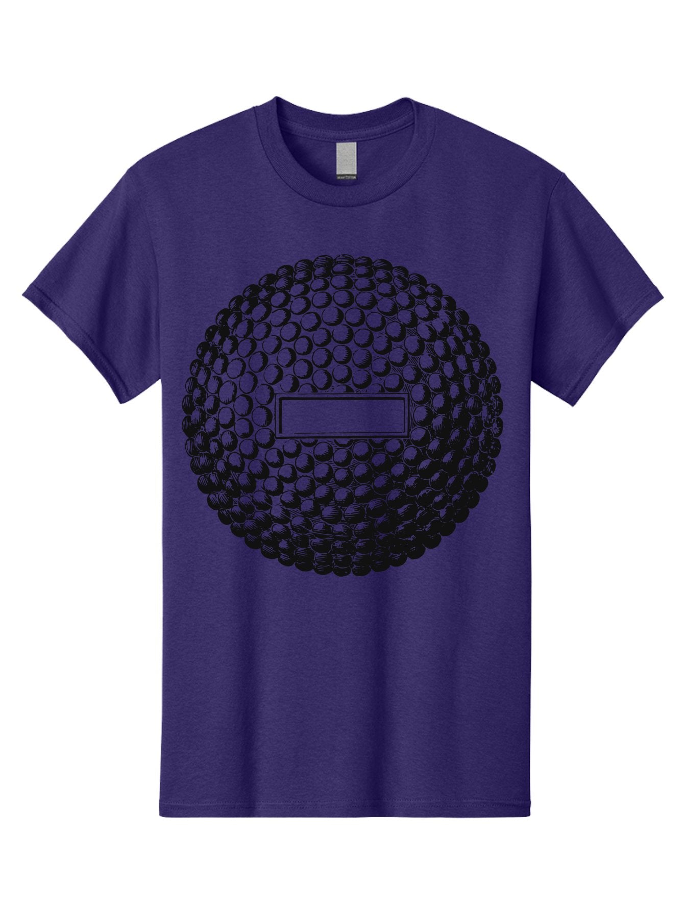 Clubshot Men'S Graphic Tee, 100% Cotton, Comfortable Casual Summer Wear, Machine Washable, Golf Ball, Textured Surface, Dimpled Pattern, Blank Label, Rectangular Shape, 3D Illustration, Graphic Design Element, Sports Imagery, Placeholder Text Aae196