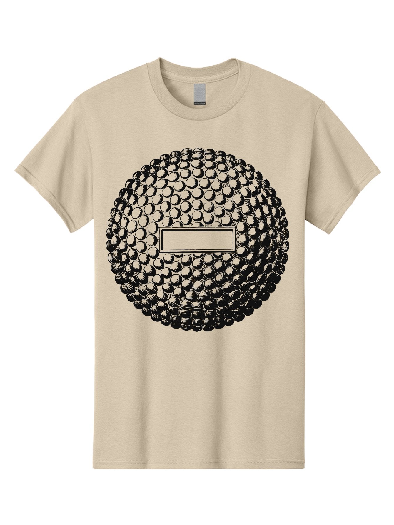 Clubshot Men'S Graphic Tee, 100% Cotton, Comfortable Casual Summer Wear, Machine Washable, Golf Ball, Textured Surface, Dimpled Pattern, Blank Label, Rectangular Shape, 3D Illustration, Graphic Design Element, Sports Imagery, Placeholder Text Aae196 6