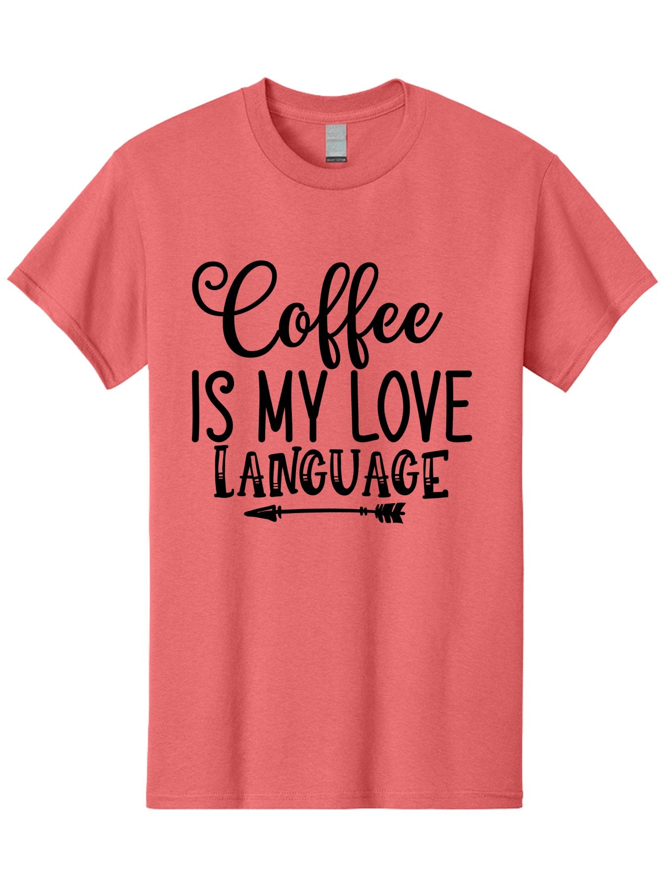 Coffee Is My Love Language Men'S Graphic Tee, 100% Cotton, Comfortable Casual Summer Wear, Machine Washable, Coffee Lover, Love Language, Coffee Quote, Coffee Humor, Coffee Obsession, Coffee Culture, Caffeine Addict, Coffee Passion Aae202 5