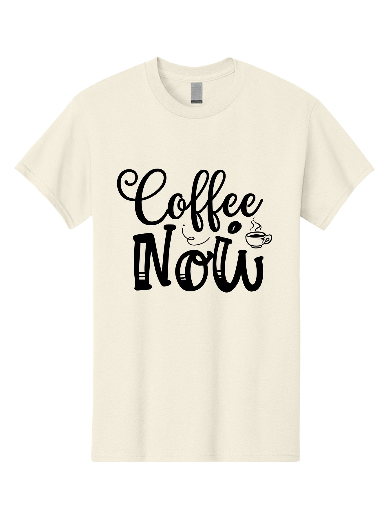 Coffee Now Men'S Graphic Tee, 100% Cotton, Comfortable Casual Summer Wear, Machine Washable, Coffee Shop Sign, Coffee Lover, Morning Pick-Me-Up, Caffeinated, Coffee Break, Coffee Culture Aae203 9