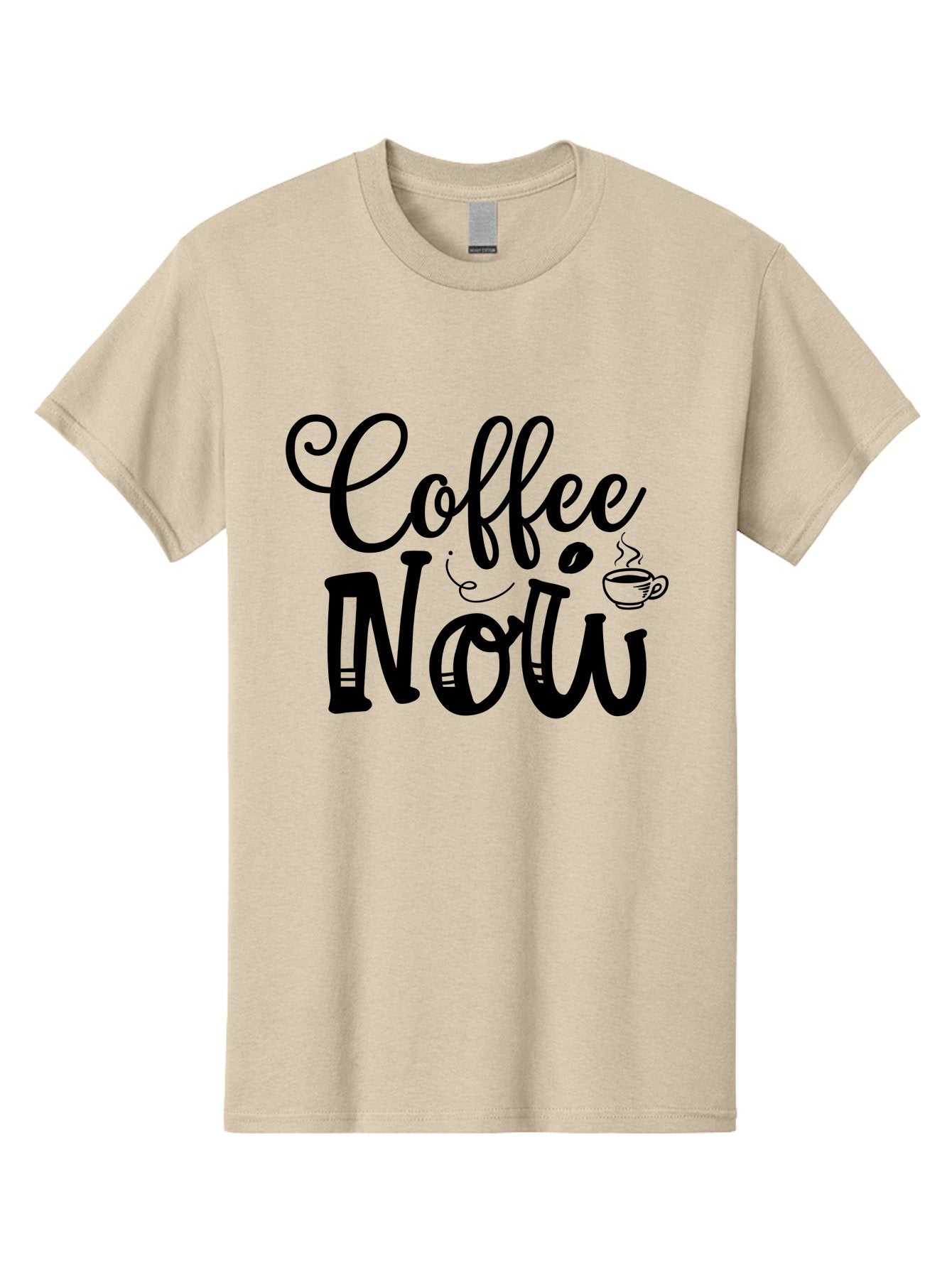 Coffee Now Men'S Graphic Tee, 100% Cotton, Comfortable Casual Summer Wear, Machine Washable, Coffee Shop Sign, Coffee Lover, Morning Pick-Me-Up, Caffeinated, Coffee Break, Coffee Culture Aae203 10