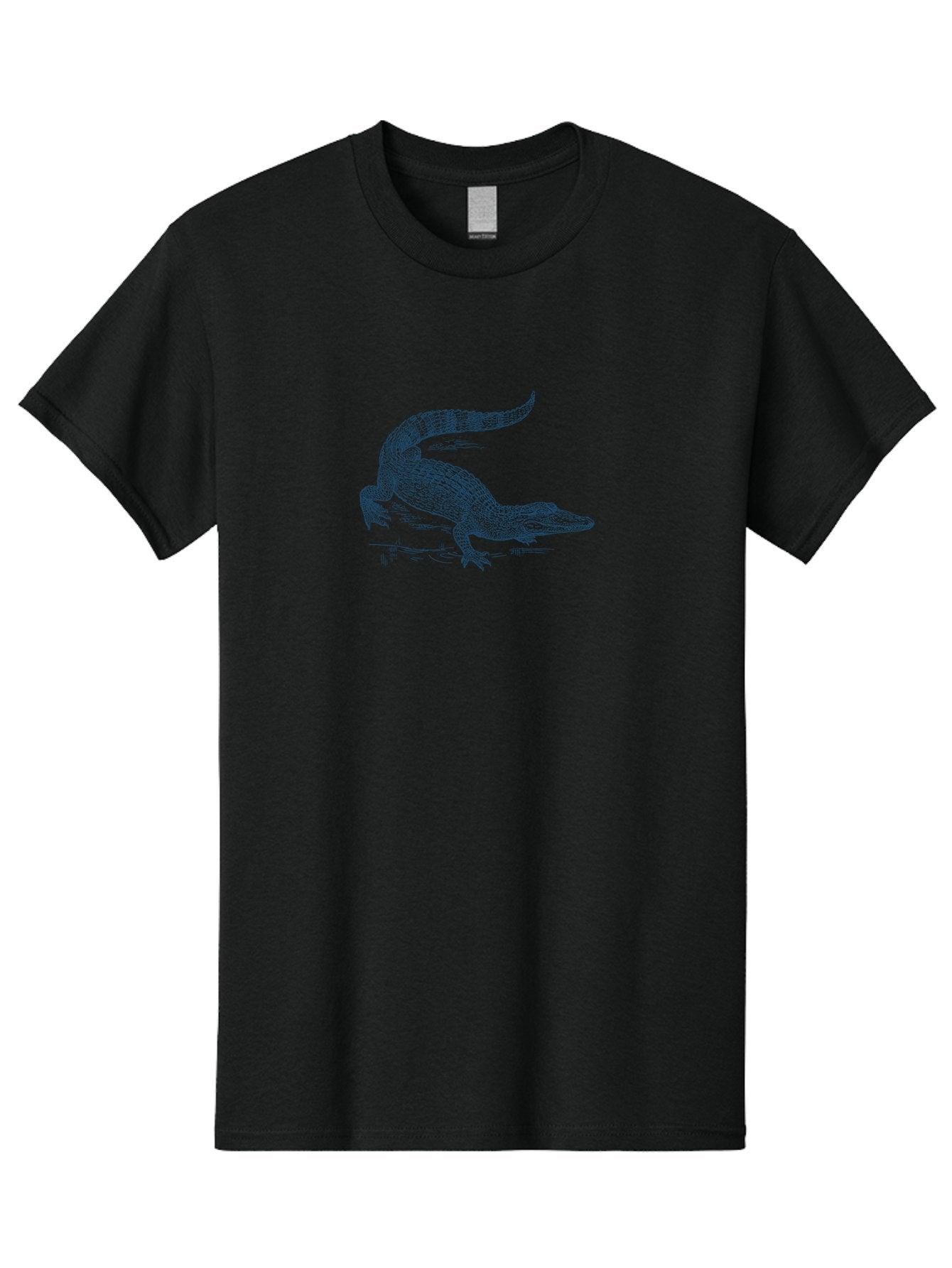 Crocodile Driftwalk Men'S Graphic Tee, 100% Cotton, Comfortable Casual Summer Wear, Machine Washable, Crocodile, Reptile, Wildlife, Alligator, Predator, Sharp Teeth, Scaly Skin, Water Creature, Wild Animal, Nature Aae215 9