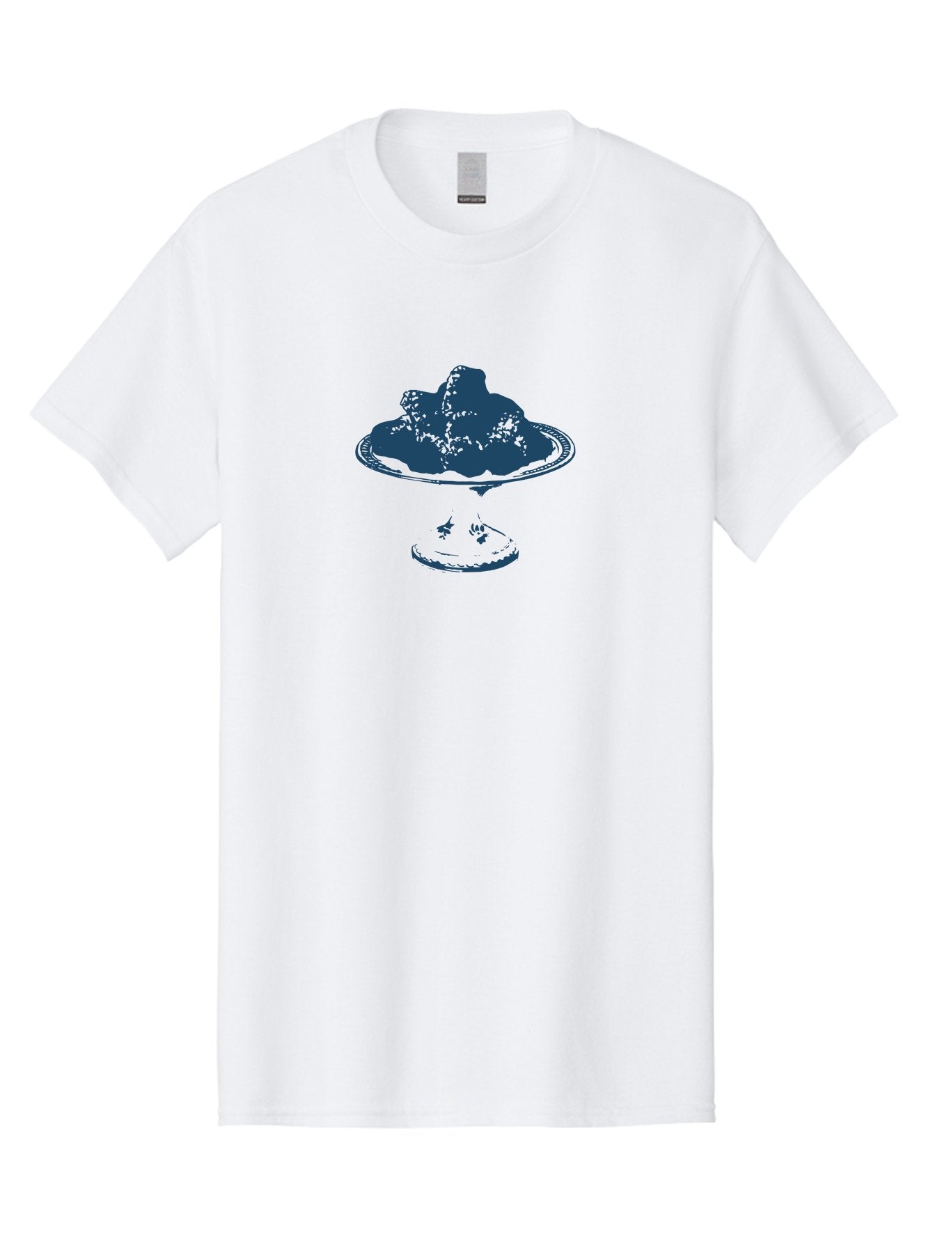 Crowned Cake Men'S Graphic Tee, 100% Cotton, Comfortable Casual Summer Wear, Machine Washable, Decadent Chocolate Cake, Dessert, Sweet Treat, Rich Flavor, Indulgent Pleasure, Chocolate Lover, Cake On Pedestal Aae217 7