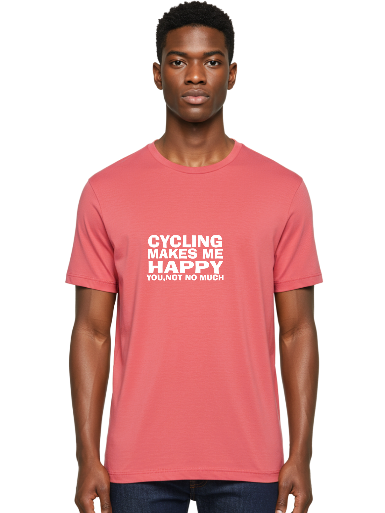 Cycling Makes Me Men'S Graphic Tee, 100% Cotton, Comfortable Casual Summer Wear, Machine Washable, Cycling Quotes, Cycling Motivation, Funny Cycling, Cycling Humor, Sarcastic Quotes, Motivational Phrases, Inspirational Quotes, Fitness Quotes Aae224 24
