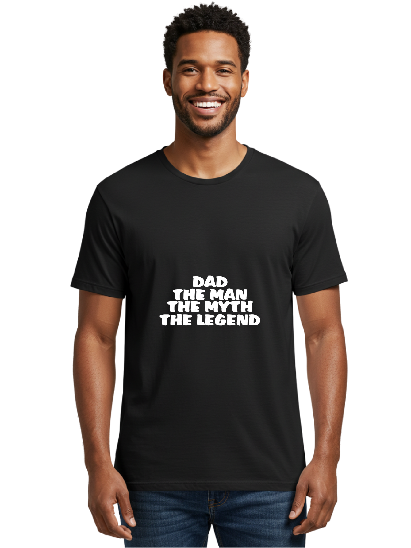 Dad The Man The Myth Men'S Graphic Tee, 100% Cotton, Comfortable Casual Summer Wear, Machine Washable, Dad The Man The Myth The Legend, Father'S Day Gift, Legendary Dad, Mythical Father, Funny Dad Quote, Dad Appreciation, Gift For Dad Aae225 28