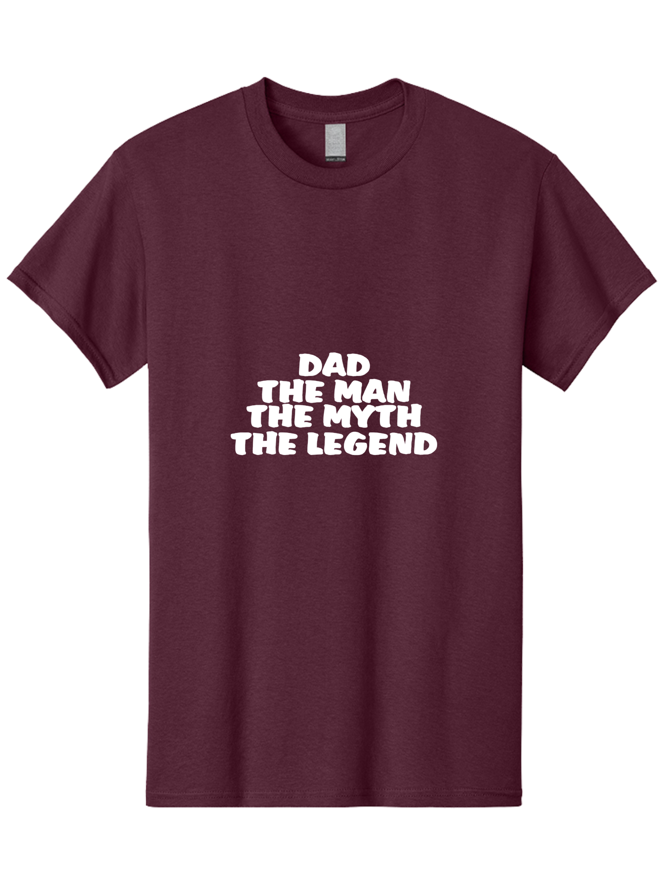 Dad The Man The Myth Men'S Graphic Tee, 100% Cotton, Comfortable Casual Summer Wear, Machine Washable, Dad The Man The Myth The Legend, Father'S Day Gift, Legendary Dad, Mythical Father, Funny Dad Quote, Dad Appreciation, Gift For Dad Aae225 21
