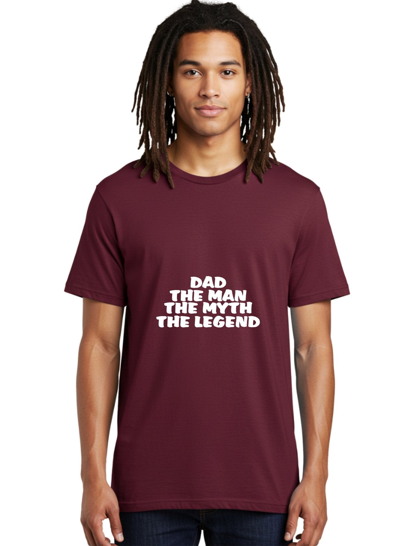 Dad The Man The Myth Men'S Graphic Tee, 100% Cotton, Comfortable Casual Summer Wear, Machine Washable, Dad The Man The Myth The Legend, Father'S Day Gift, Legendary Dad, Mythical Father, Funny Dad Quote, Dad Appreciation, Gift For Dad Aae225 19