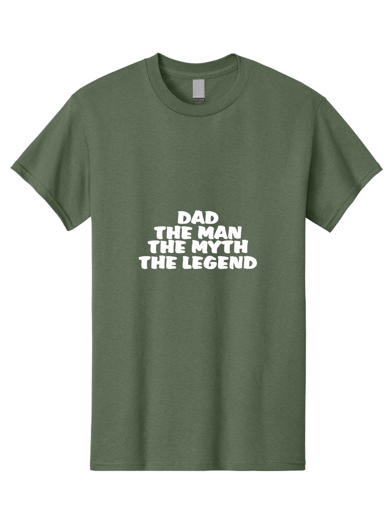 Dad The Man The Myth Men'S Graphic Tee, 100% Cotton, Comfortable Casual Summer Wear, Machine Washable, Dad The Man The Myth The Legend, Father'S Day Gift, Legendary Dad, Mythical Father, Funny Dad Quote, Dad Appreciation, Gift For Dad Aae225 3