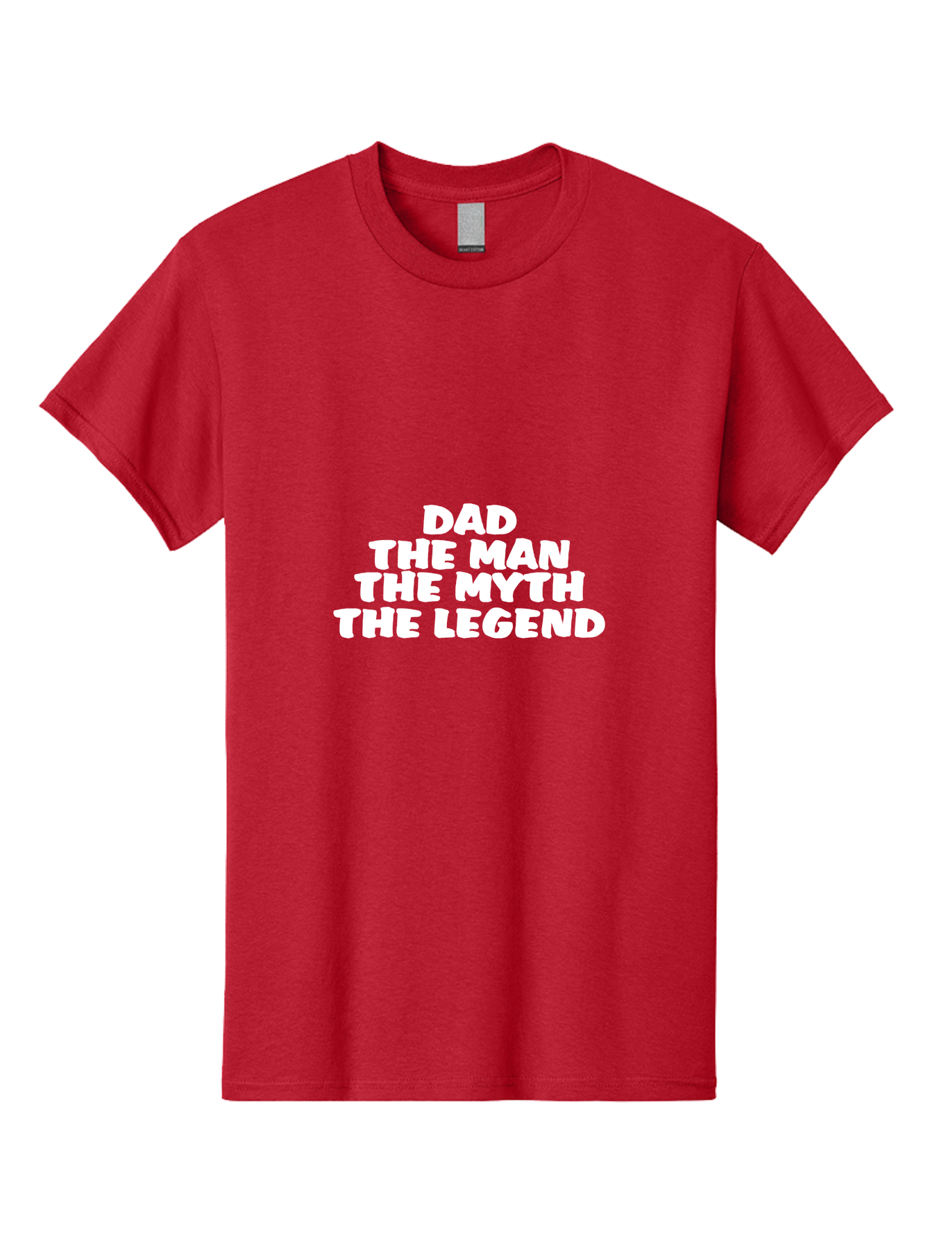 Dad The Man The Myth Men'S Graphic Tee, 100% Cotton, Comfortable Casual Summer Wear, Machine Washable, Dad The Man The Myth The Legend, Father'S Day Gift, Legendary Dad, Mythical Father, Funny Dad Quote, Dad Appreciation, Gift For Dad Aae225 25
