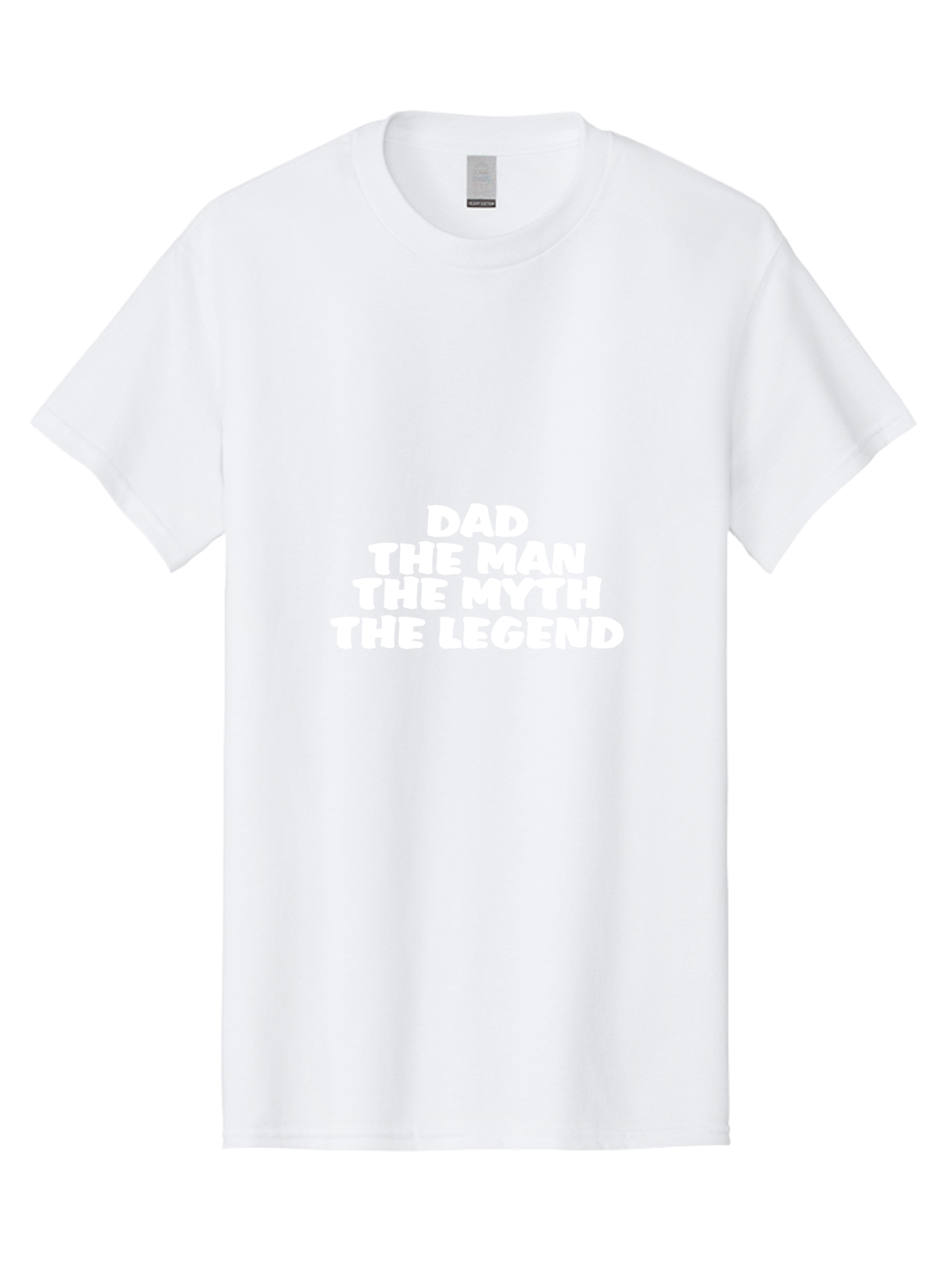 Dad The Man The Myth Men'S Graphic Tee, 100% Cotton, Comfortable Casual Summer Wear, Machine Washable, Dad The Man The Myth The Legend, Father'S Day Gift, Legendary Dad, Mythical Father, Funny Dad Quote, Dad Appreciation, Gift For Dad Aae225