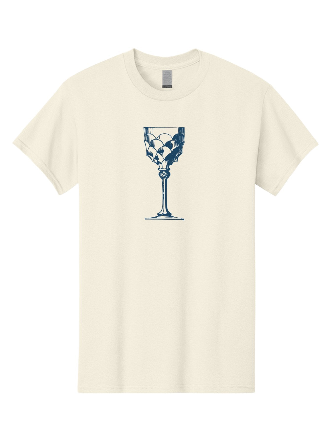 Diamond Cut Glassware Men'S Graphic Tee, 100% Cotton, Comfortable Casual Summer Wear, Machine Washable, Wine Glass, Elegant Design, Luxury Glassware, Fine Dining, Sophisticated Decor, Artistic Illustration, Glass Art, Drinkware, Aae234 10