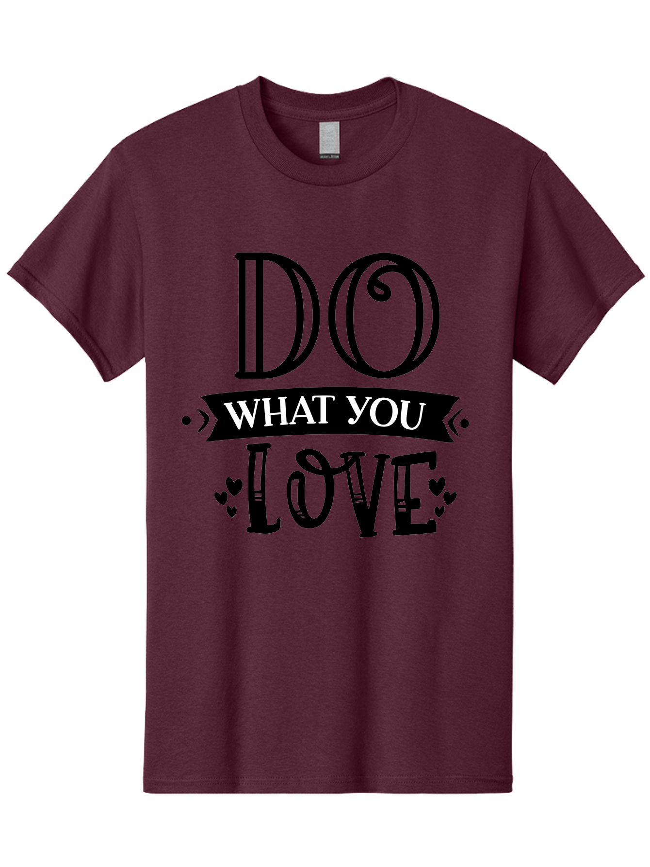 Do What You Love Men'S Graphic Tee, 100% Cotton, Comfortable Casual Summer Wear, Machine Washable, Inspirational Quote, Do What You Love, Motivational Phrase, Love Your Work, Positive Vibes, Happiness, Heartwarming Message, Encouragement Aae236 7