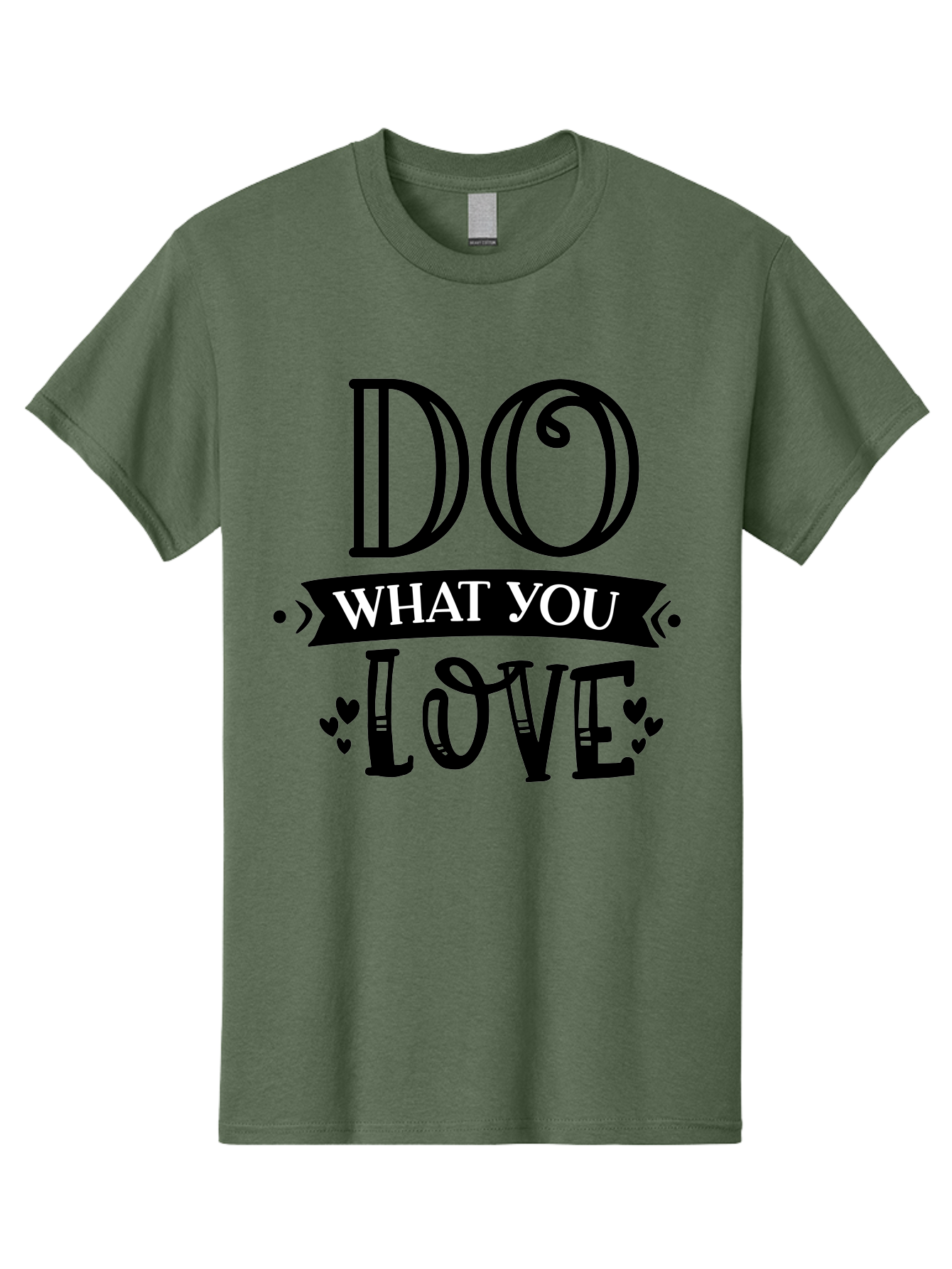 Do What You Love Men'S Graphic Tee, 100% Cotton, Comfortable Casual Summer Wear, Machine Washable, Inspirational Quote, Do What You Love, Motivational Phrase, Love Your Work, Positive Vibes, Happiness, Heartwarming Message, Encouragement Aae236 11