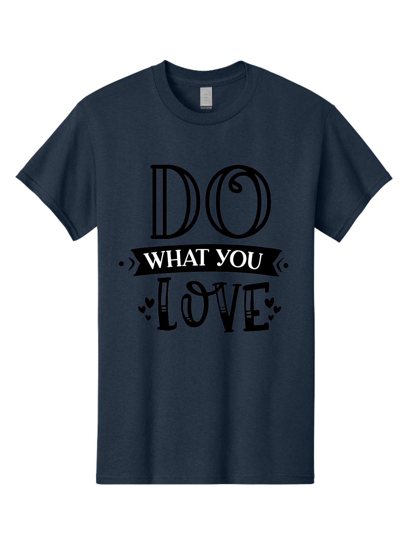 Do What You Love Men'S Graphic Tee, 100% Cotton, Comfortable Casual Summer Wear, Machine Washable, Inspirational Quote, Do What You Love, Motivational Phrase, Love Your Work, Positive Vibes, Happiness, Heartwarming Message, Encouragement Aae236 27